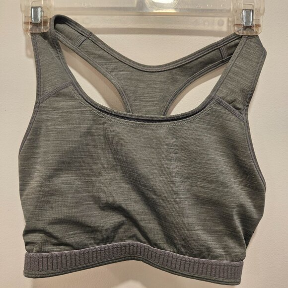 Nike Women's DRI-FIT Racerback Grey Sports Bra Comfy Activewear Sport Size L - Picture 6 of 10